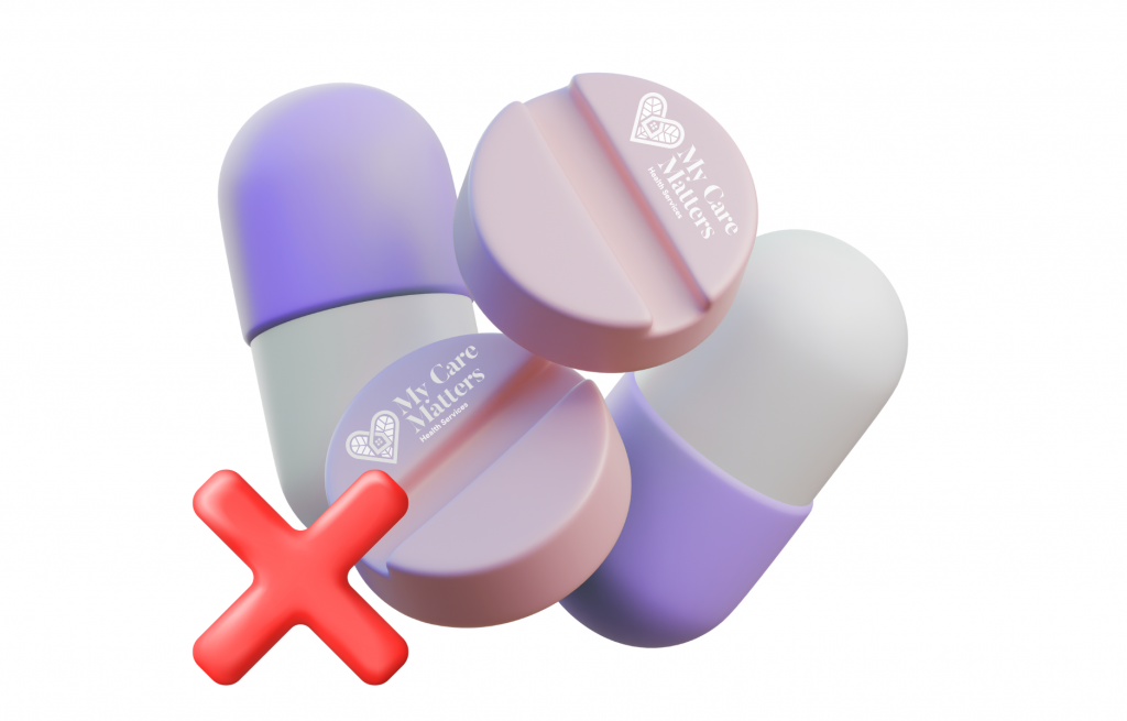 Senior checking medication expiry dates with guidance from a My Care Matters caregiver in Vancouver, BC, ensuring safe and effective use before the year ends.