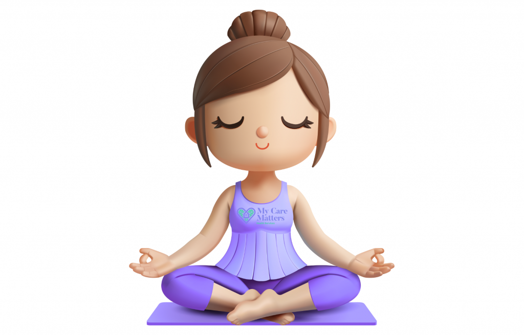 Caregiver creating a calm and peaceful environment for a senior at home, ensuring comfort and relaxation. My Care Matters, Vancouver.