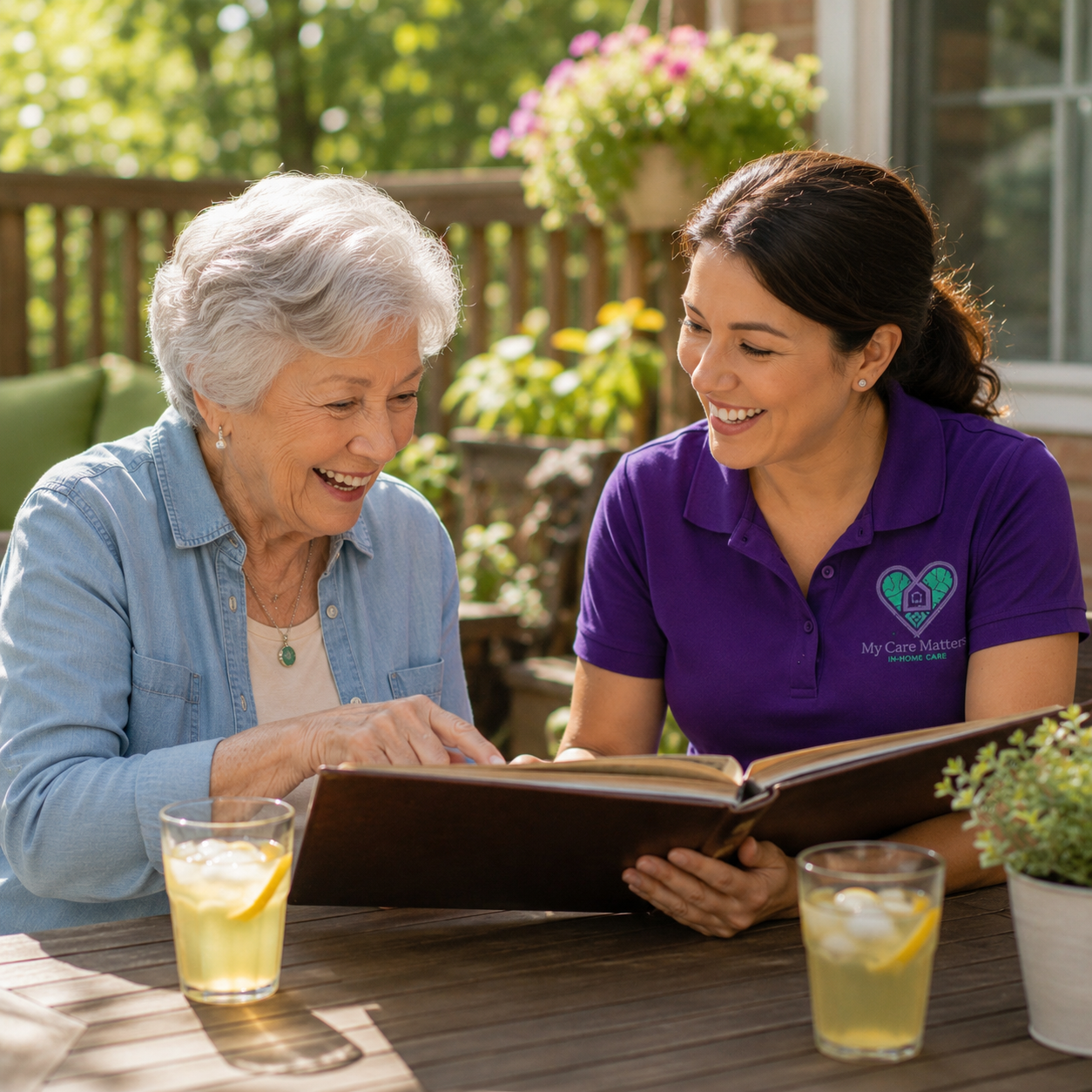 smiling-older-woman-with-caregiver-palliative-care-home-support