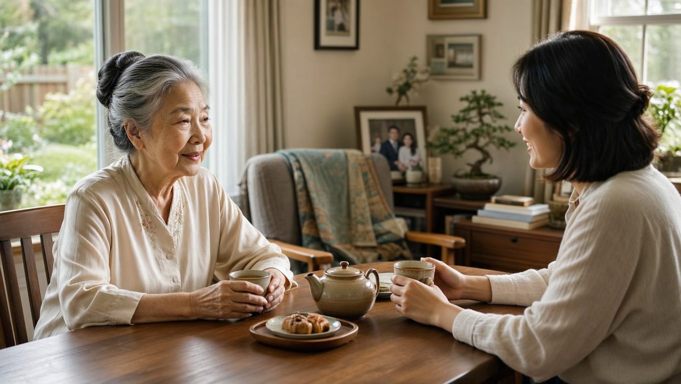 A Quiet Moment Over Tea