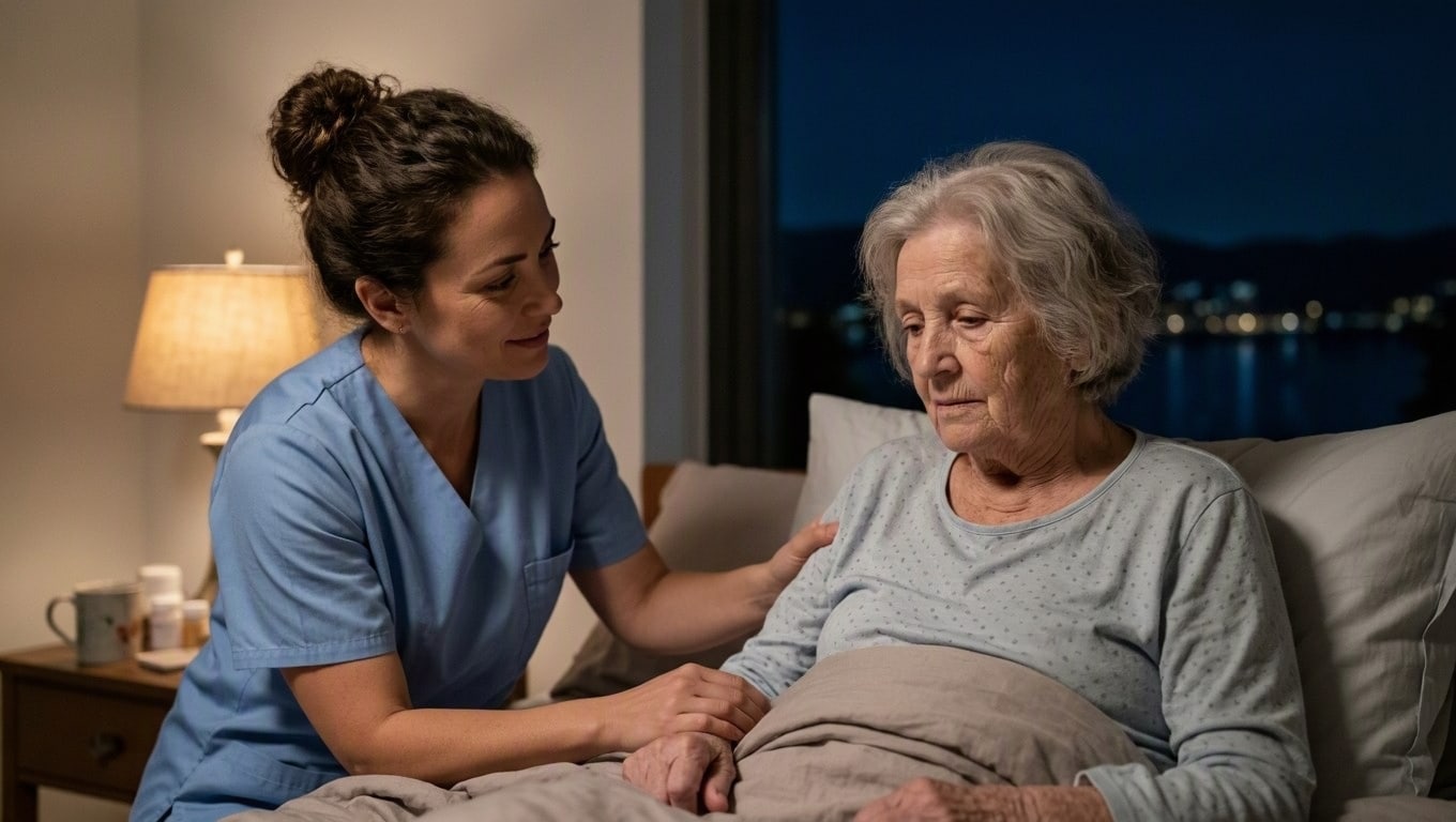 A Gentle Touch of Care at Night